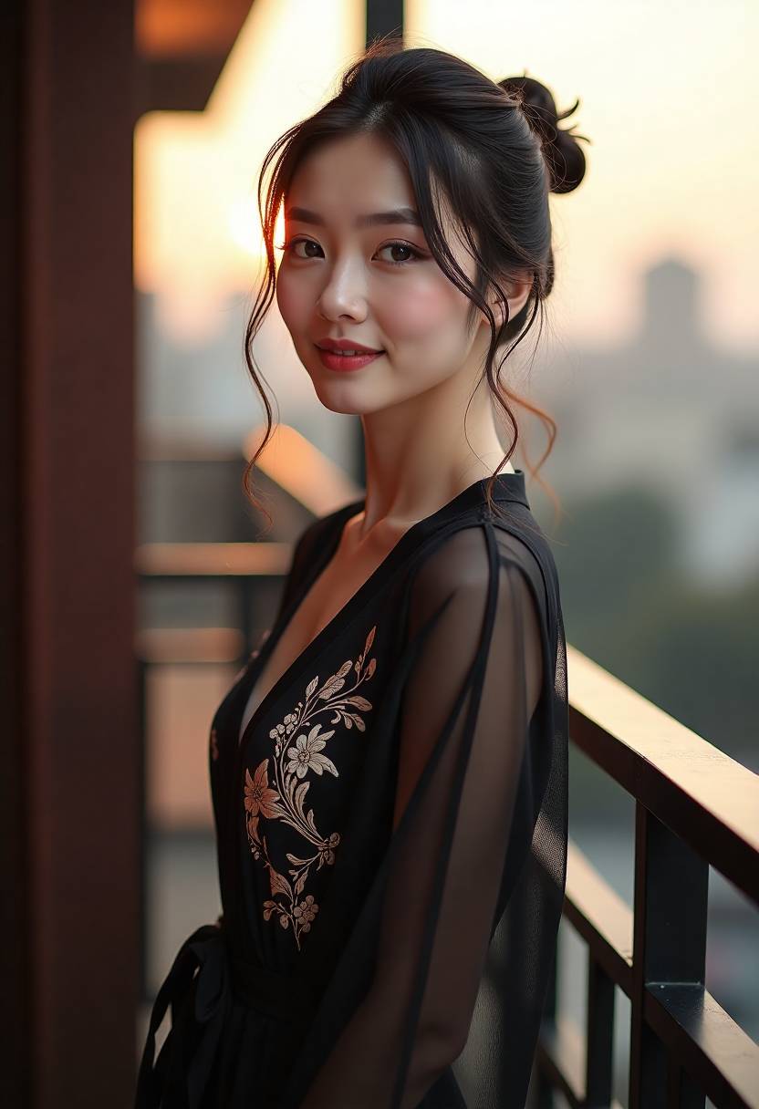 窗帘后的笑声